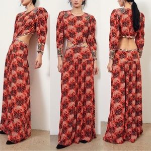 ba&sh Gabriel Dress in Orange